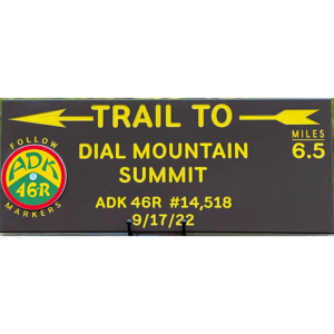 Custom ADK Trail Sign (external product)